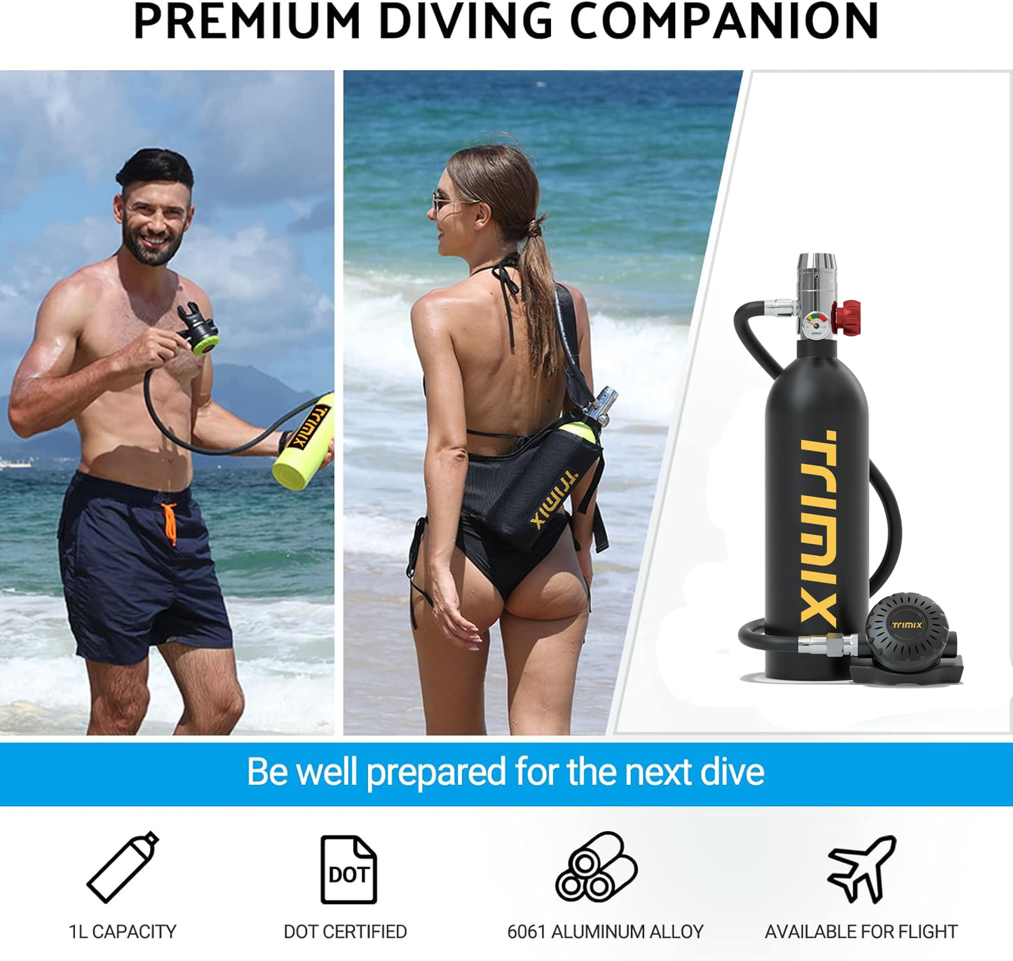 1L Portable Scuba Tank