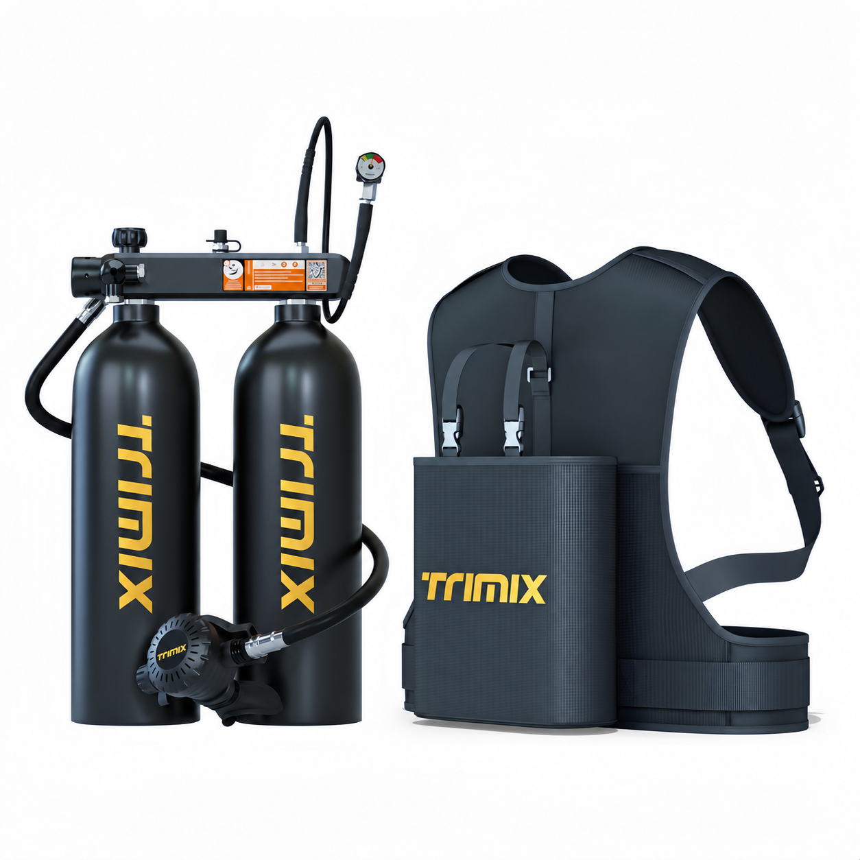 TRIMIX T-4000 4L twin 2L cylinder black standard kit
